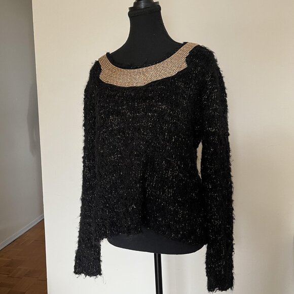 Gold Chain Sweater - SAM&LILI - Picture 2 of 3